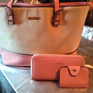 Pink and white Elim & Paul purse collection